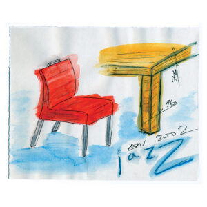 jazz chair drawing 1000