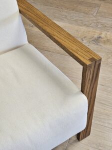 outlet minun lepotuoli beige käsinojat