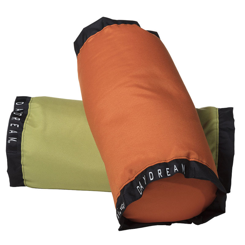 Daydream Gen II pillow orange and green